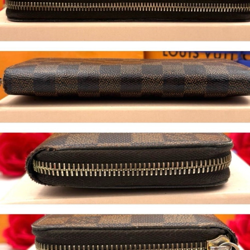 Louis Vuitton Vintage Damier Zippy Long Wallet - Rank A - Picture 3 of 9